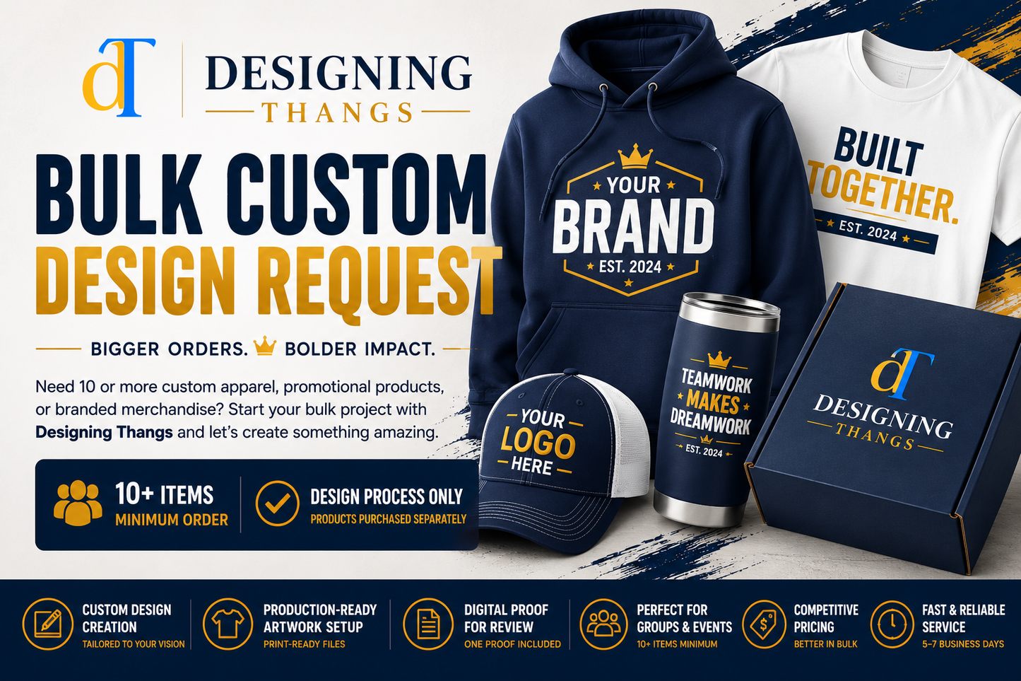 🎨 Bulk Custom Design Request