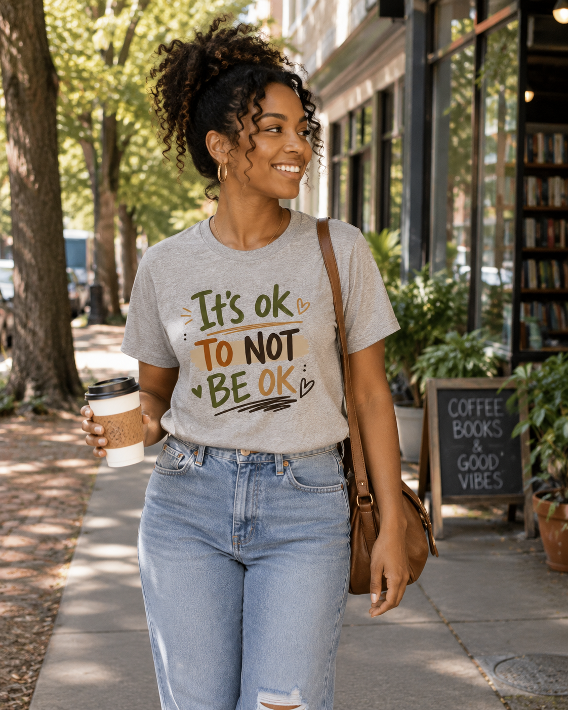 It’s Okay to Not Be Okay | Mental Health Awareness Graphic Tee