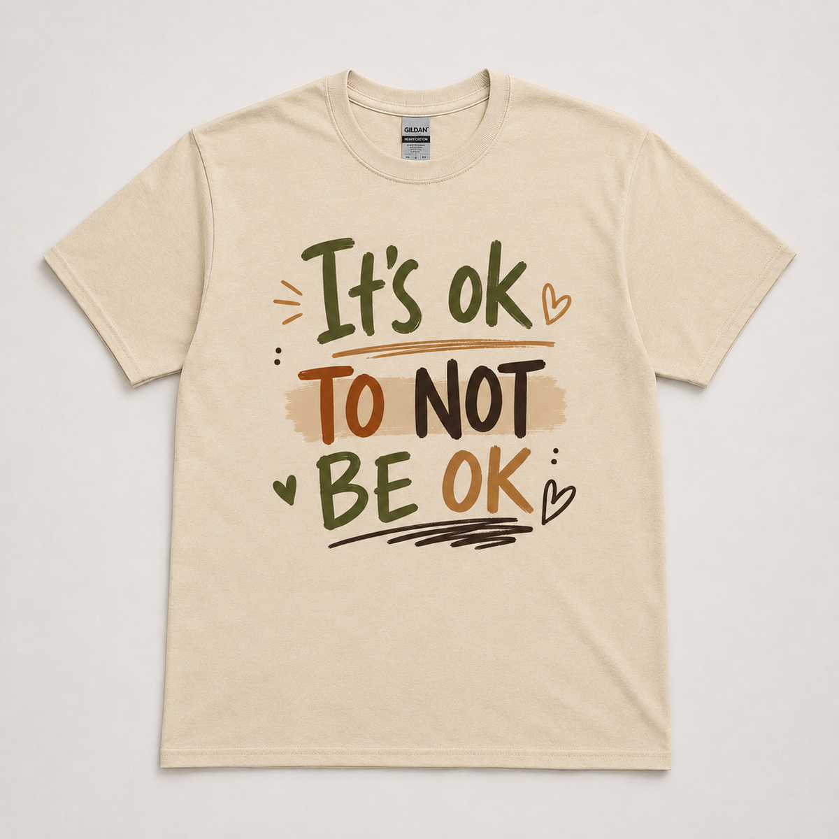 It’s Okay to Not Be Okay | Mental Health Awareness Graphic Tee