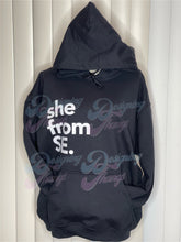 Load image into Gallery viewer, she from... Hoodie
