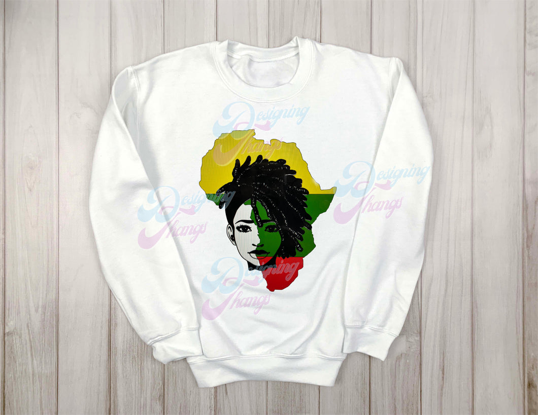 Lady in Africa Sweatshirt